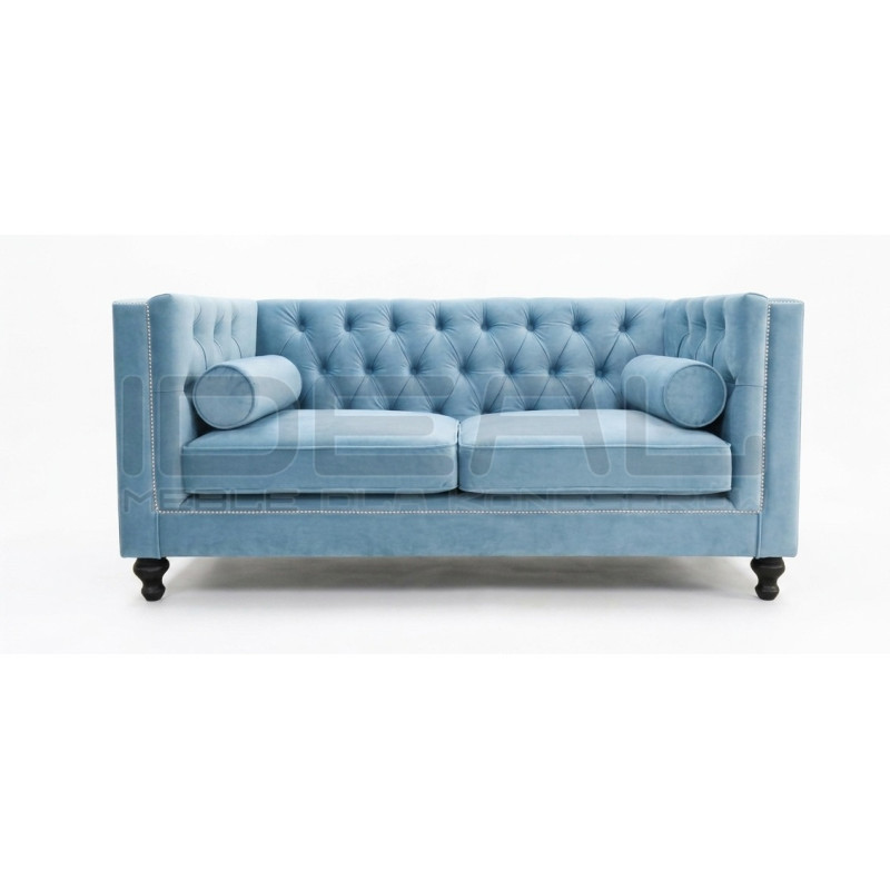 Sofa Chesterfield London 2 os.| Proste boki | IdealMeble.pl