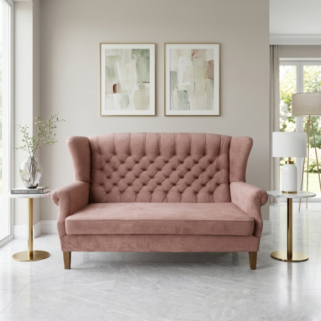 Sofa Chesterfield Uszak Old 2 os.