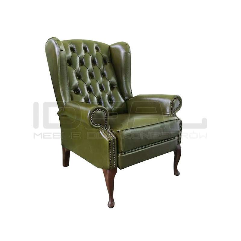 Fotel rozkładany Chesterfield Duke | Recliner z relaksem