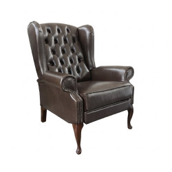 Fotel rozkładany Chesterfield Duke | Recliner z relaksem