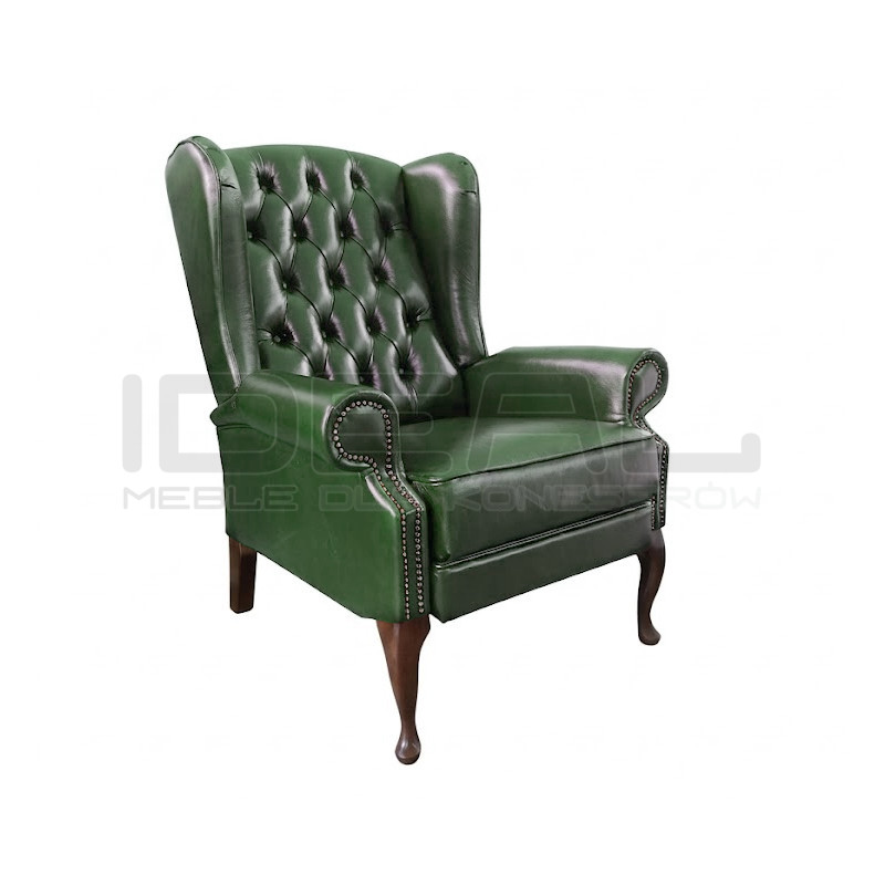 Fotel rozkładany Chesterfield Duke | Recliner z relaksem