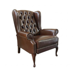 Fotel rozkładany Chesterfield Duke | Recliner z relaksem