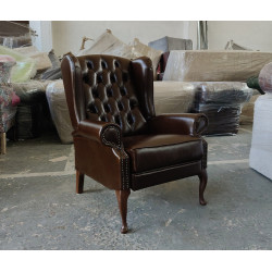 Fotel rozkładany Chesterfield Duke | Recliner z relaksem