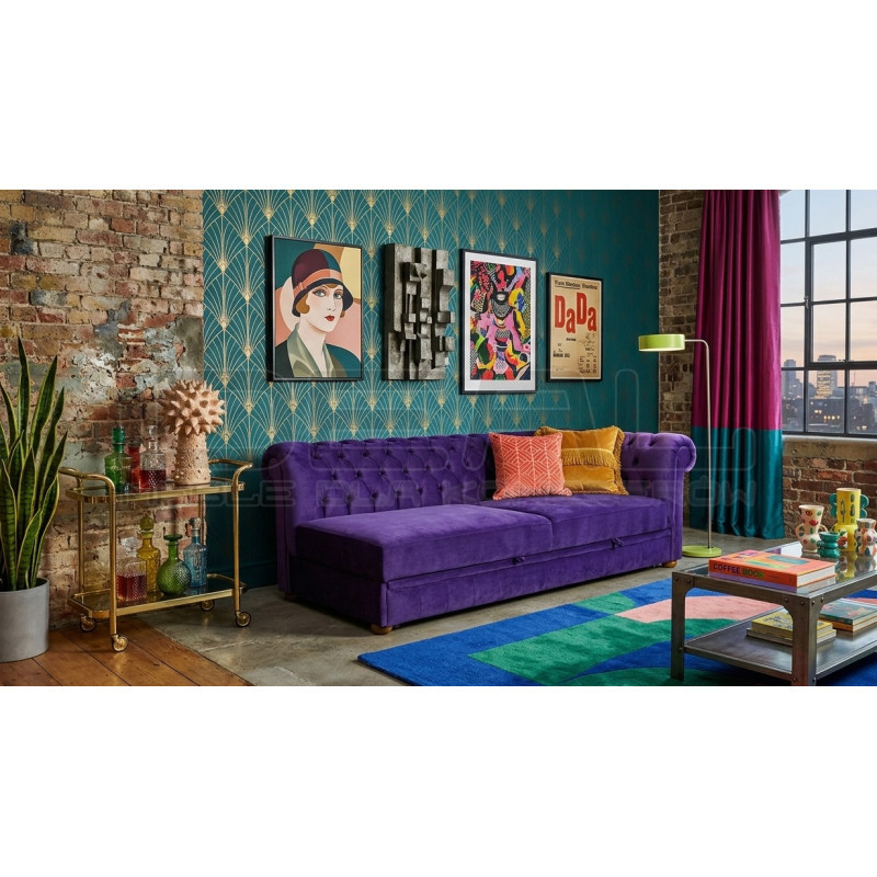 Sofa Chesterfield Normal Relax Bez Boku