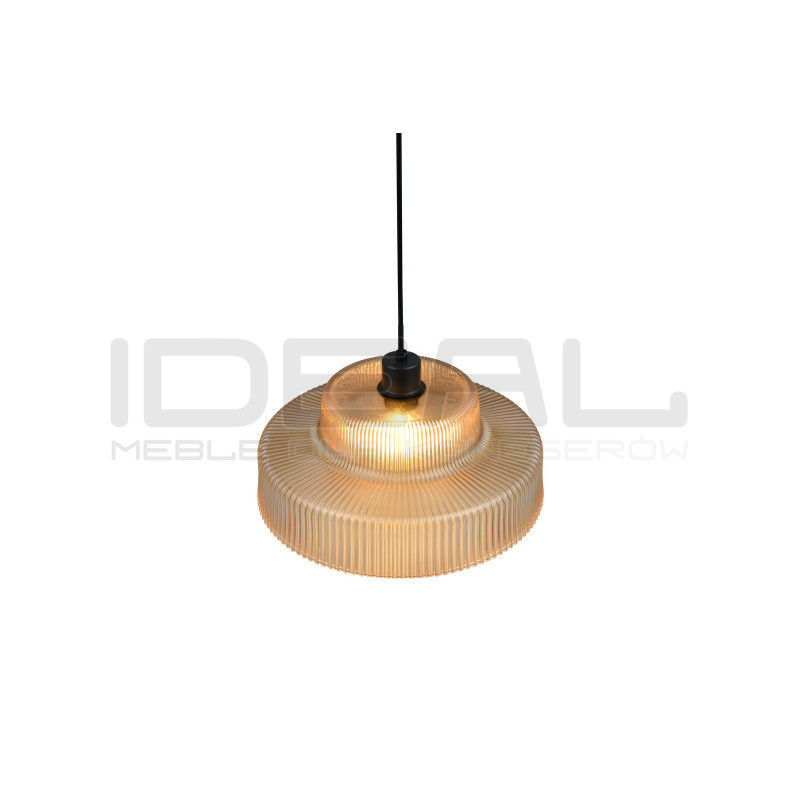 Lampa Wisząca Caro | Szklana Lampa Retro Lat 70 i 80