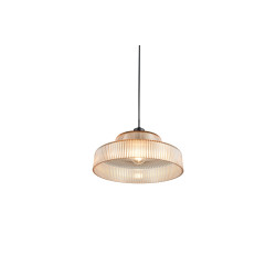 Lampa Wisząca Caro | Szklana Lampa Retro Lat 70 i 80