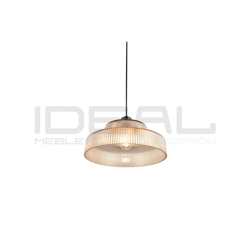 Lampa Wisząca Caro | Szklana Lampa Retro Lat 70 i 80