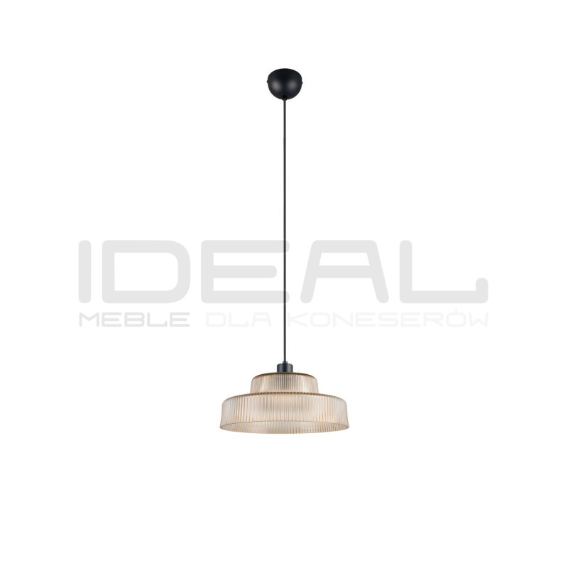 Lampa Wisząca Caro | Szklana Lampa Retro Lat 70 i 80