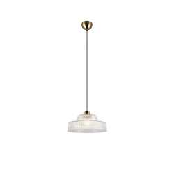 Lampa Wisząca Caro | Szklana Lampa Retro Lat 70 i 80