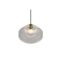 Lampa Wisząca Caro | Szklana Lampa Retro Lat 70 i 80