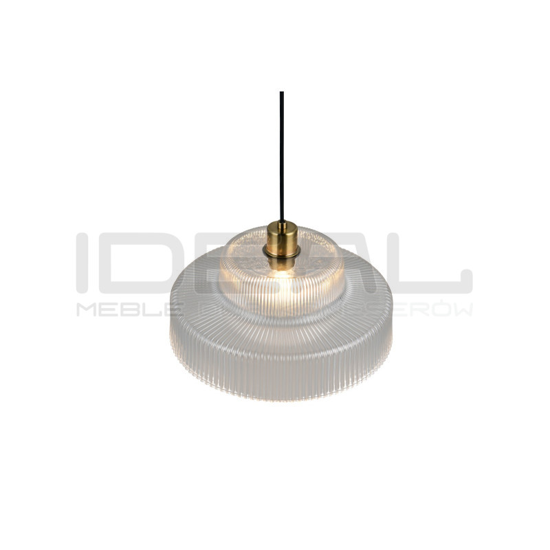 Lampa Wisząca Caro | Szklana Lampa Retro Lat 70 i 80
