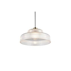 Lampa Wisząca Caro | Szklana Lampa Retro Lat 70 i 80