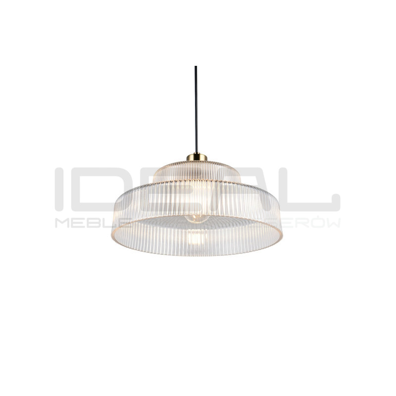Lampa Wisząca Caro | Szklana Lampa Retro Lat 70 i 80