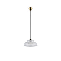 Lampa Wisząca Caro | Szklana Lampa Retro Lat 70 i 80