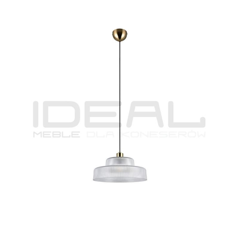 Lampa Wisząca Caro | Szklana Lampa Retro Lat 70 i 80