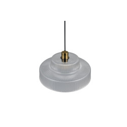 Lampa Wisząca Caro | Szklana Lampa Retro Lat 70 i 80