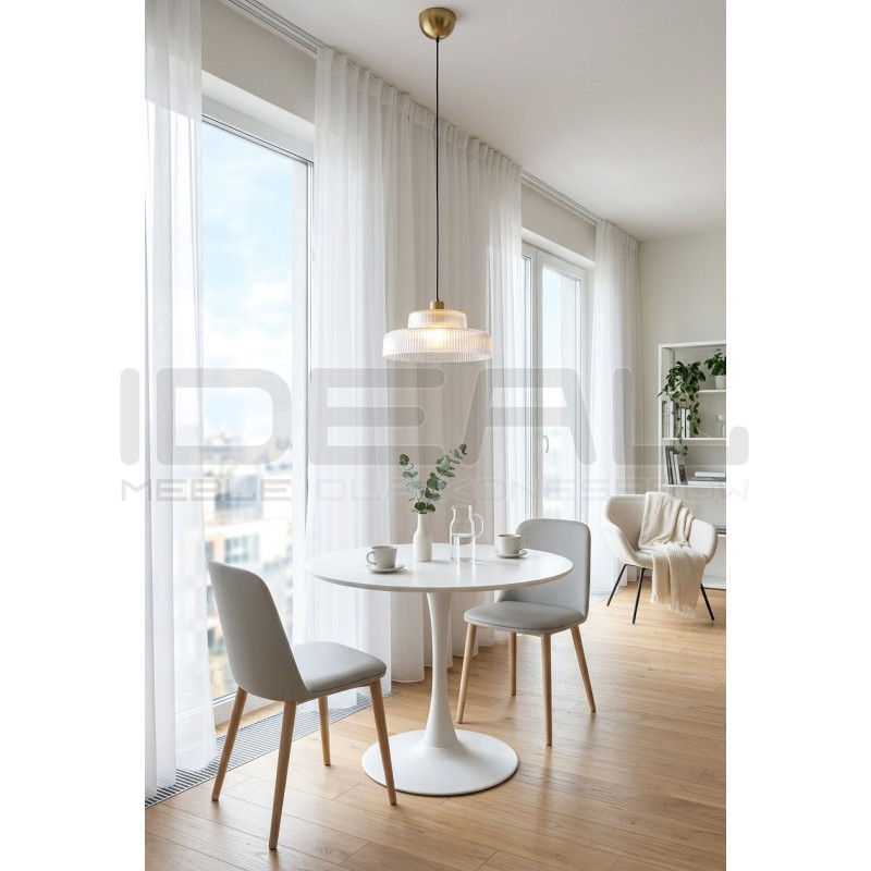 Lampa Wisząca Caro | Szklana Lampa Retro Lat 70 i 80