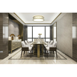 Plafon CROWN 50 złoty | Kryształowy plafon LED glamour