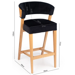 Hoker dębowy Orlando | Lite drewno dębowe | Quiet Luxury | Ideal Meble