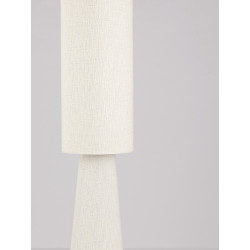 Lampa podłogowa Morwa z lnu | Skandynawska lampa do salonu i sypialni