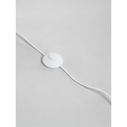 Lampa podłogowa Morwa z lnu | Skandynawska lampa do salonu i sypialni