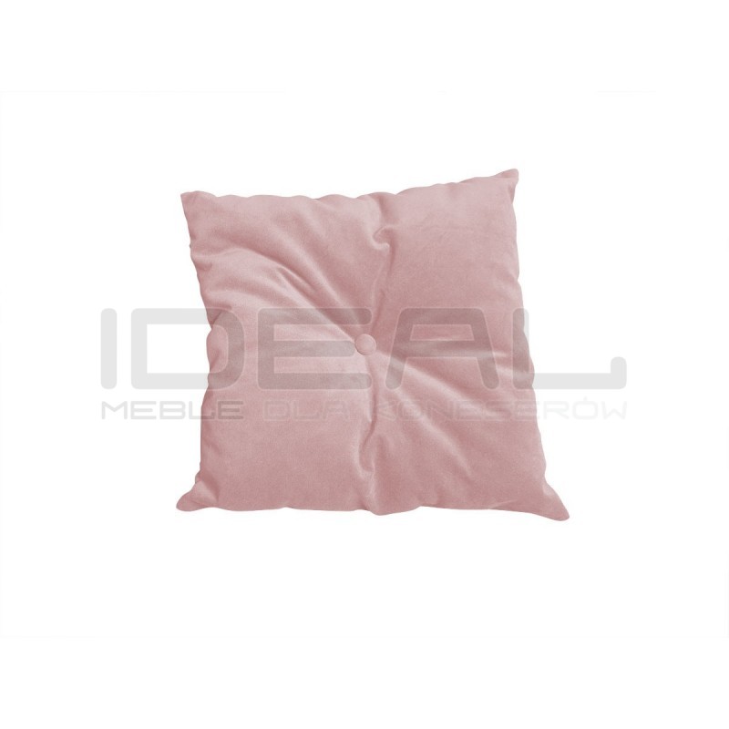 Poduszka ozdobna 40x40 cm pikowana z guziczkiem pośrodku