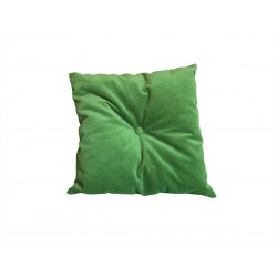 Poduszka ozdobna 40x40 cm pikowana z guziczkiem pośrodku