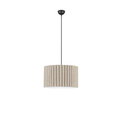 Lampa wisząca Demeter | Len i metal