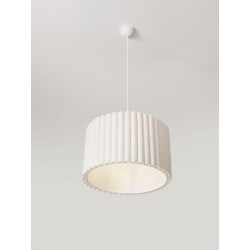 Lampa wisząca Demeter | Len i metal