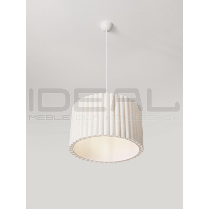 Lampa wisząca Demeter | Len i metal
