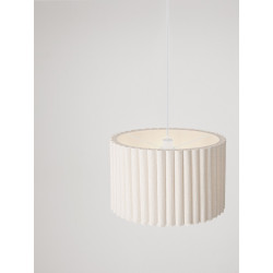 Lampa wisząca Demeter | Len i metal