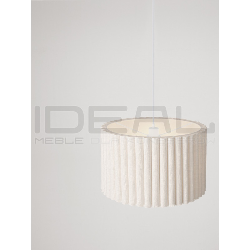 Lampa wisząca Demeter | Len i metal