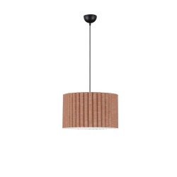 Lampa wisząca Demeter | Len i metal