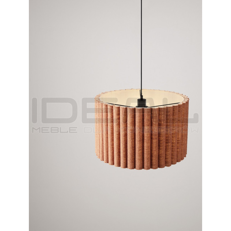 Lampa wisząca Demeter | Len i metal