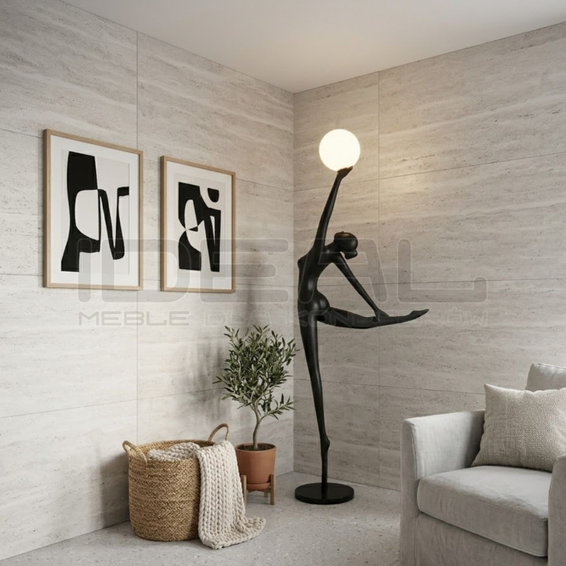 Lampa podłogowa Ballerina – lampa w kształcie kobiety