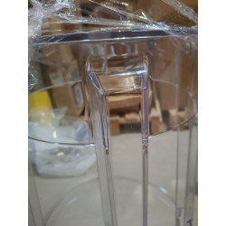 Przezroczysty stołek Ghost 75 |  inspirowany | do baru