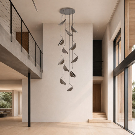 Lampa wisząca NAMI-12 LED do 340 cm | Ideal Meble