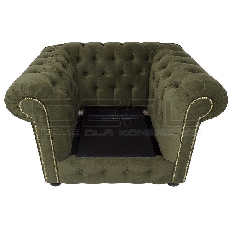 Fotel Chesterfield Violett z pojemnikiem