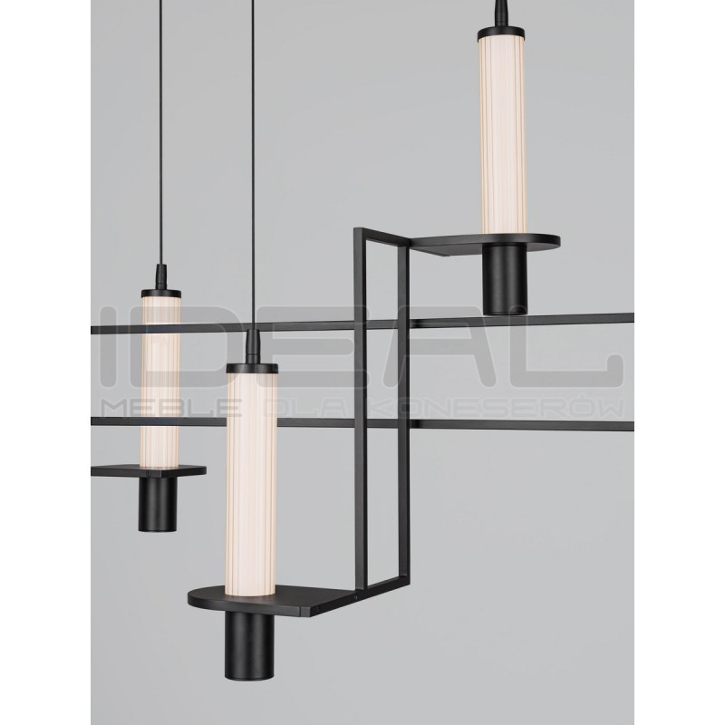 NEXO – czarna lampa wisząca LED | Ideal Meble