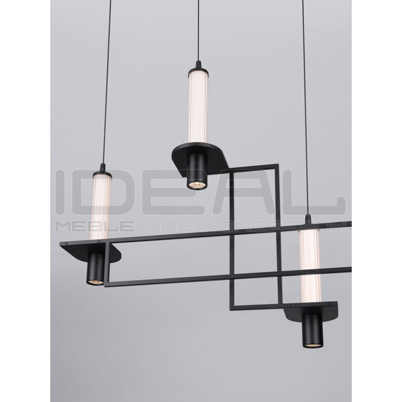 NEXO – czarna lampa wisząca LED | Ideal Meble