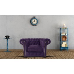 Fotel Chesterfield Violett z pojemnikiem