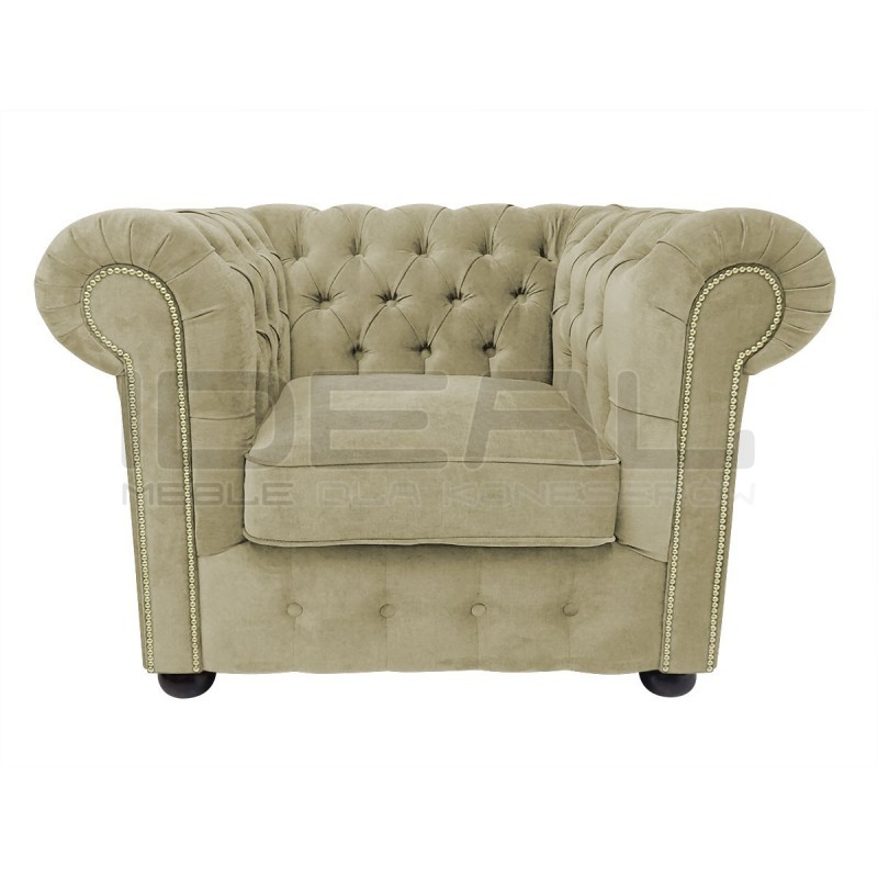 Fotel Chesterfield Violett z pojemnikiem