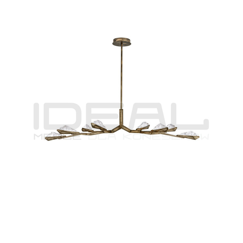 Aura Crystal 8 – kryształowa lampa wisząca LED | Ideal Meble