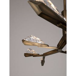 Aura Crystal 8 – kryształowa lampa wisząca LED | Ideal Meble