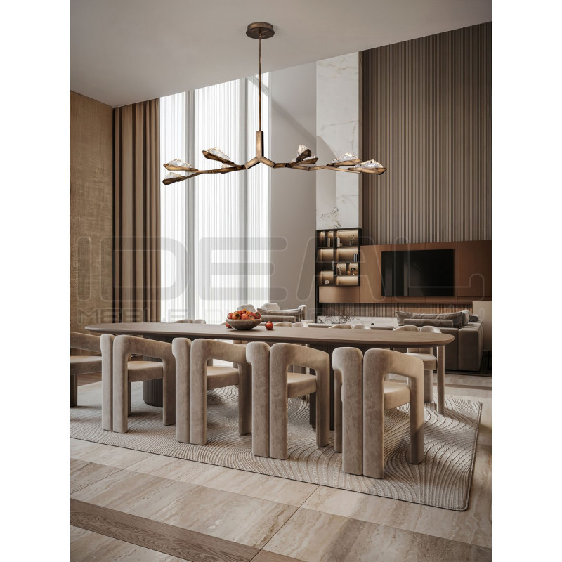 Aura Crystal 8 – kryształowa lampa wisząca LED | Ideal Meble