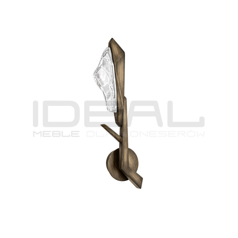Crystal Frost – dekoracyjny kinkiet szklany LED | IdealMeble