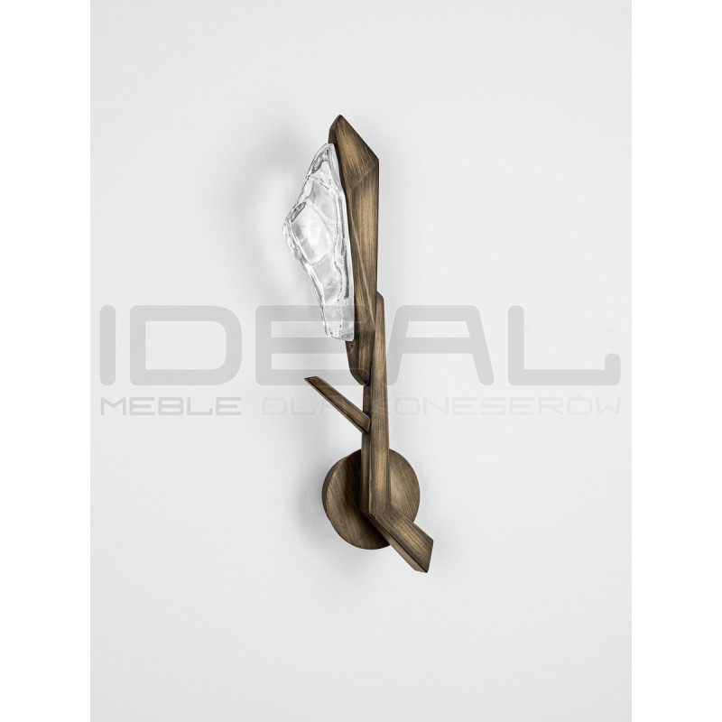 Crystal Frost – dekoracyjny kinkiet szklany LED | IdealMeble