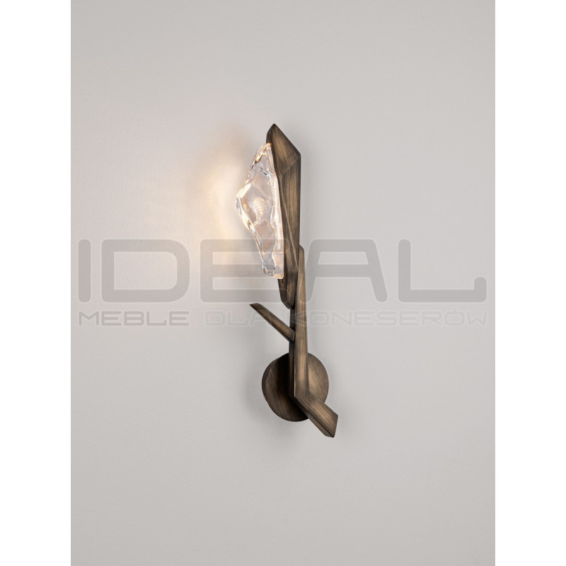 Crystal Frost – dekoracyjny kinkiet szklany LED | IdealMeble