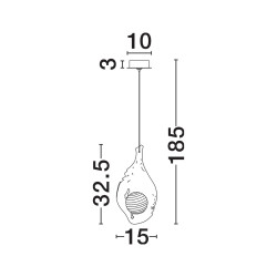 Lampa wisząca Golden Petals – złoto i opalowe szkło