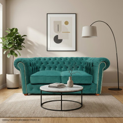 Sofa Chesterfield rozkładana March 2 osobowa